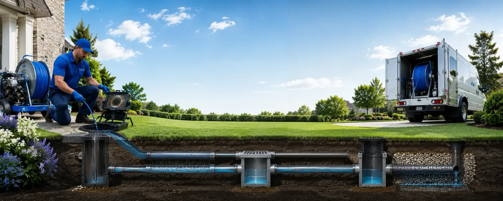 Outdoor drain cleaning information for Great Falls, VA